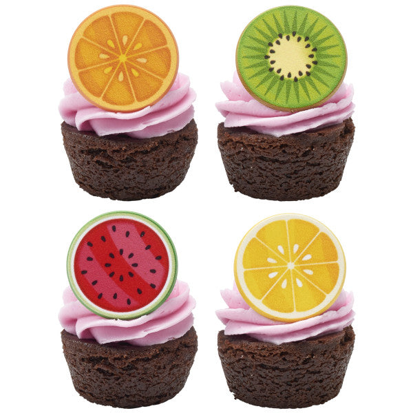 Favorite Fruits Cupcake Rings 12ct