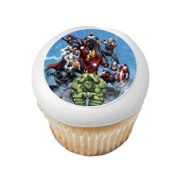 MARVEL Avengers Mightiest Heroes Edible Cake Topper Image