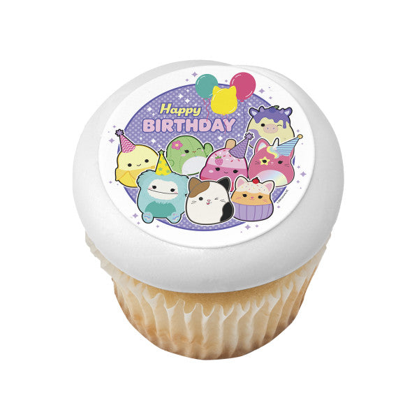 Squishmallows Cam Edible Cake Topper Image