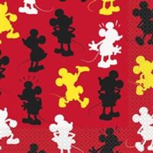 Disney Mickey Mouse Luncheon Napkins 16ctDecorate your Mickey Mouse Party table with these Mickey Mouse Luncheon Napkins 16ct