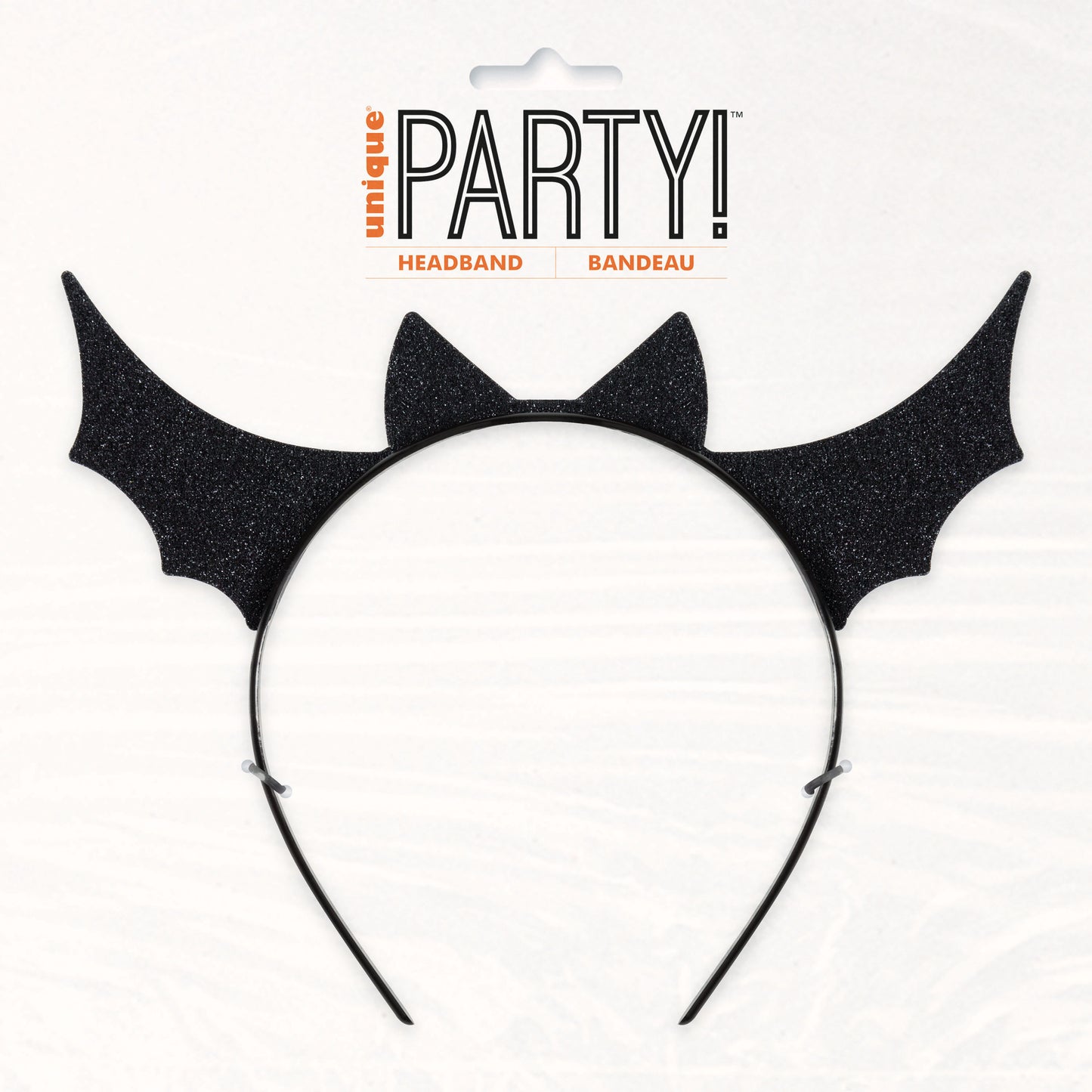 Black Bat Halloween Headband, 1ct