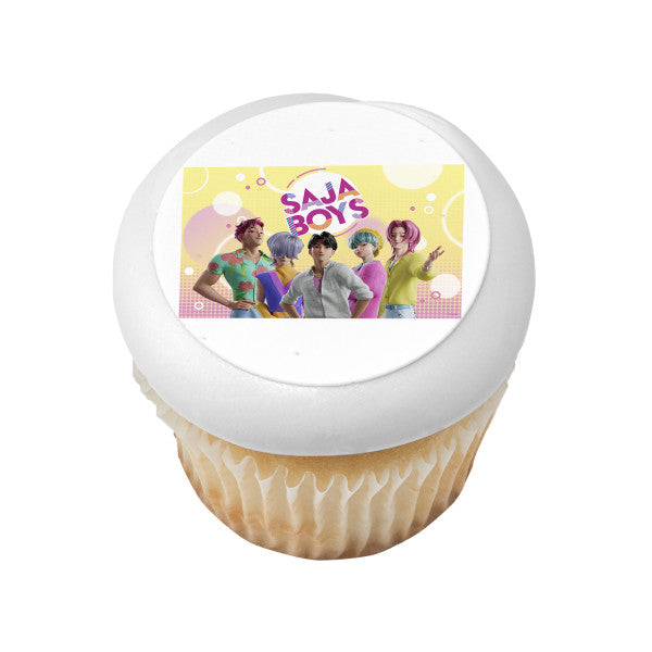 KPop Demon Hunters Soda Pop Edible Cake Topper Image