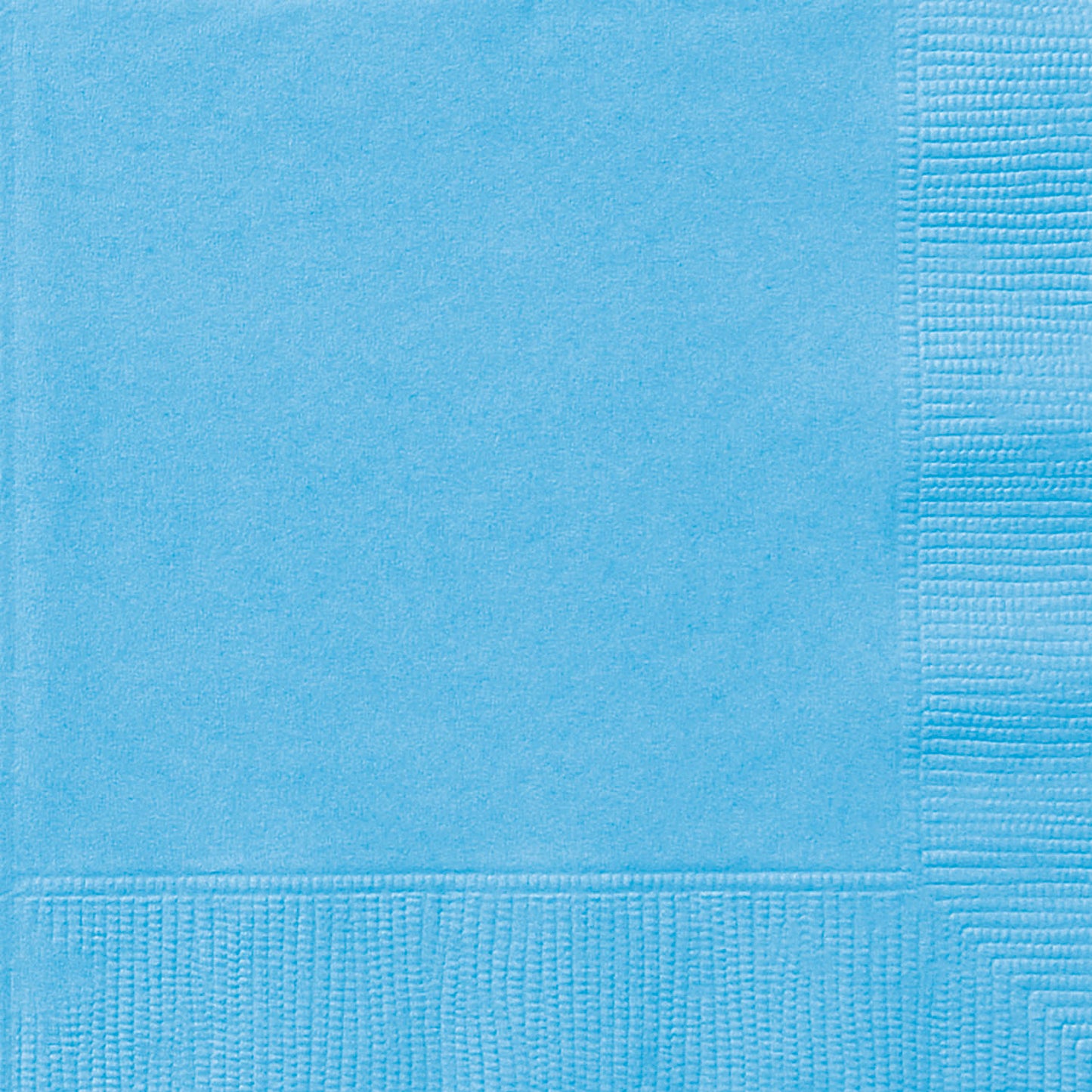 Powder Blue Solid Beverage Napkins, 20ct