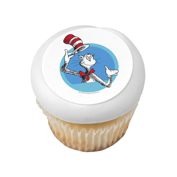 Dr. Seuss The Cat in the Hat Edible Cake Topper Image