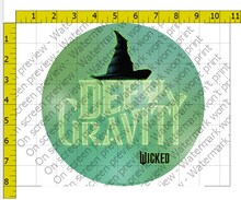 Wicked Devying Gravity Edible Cake Topper Image