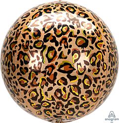 Globo Orbz Leopardo de 16", 1 unidad