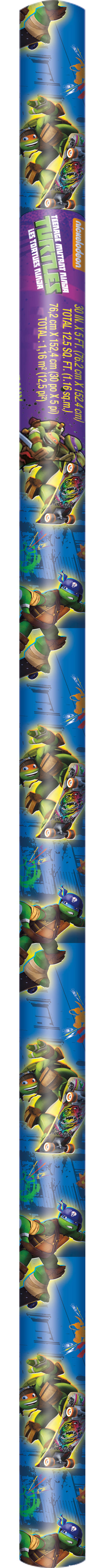 Teenage Mutant Ninja Turtles Gift Wrap, 30" x 5 ft