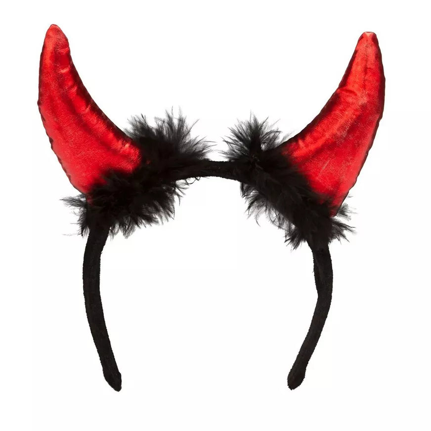 Diadema con orejas de diablo, 1 unidad