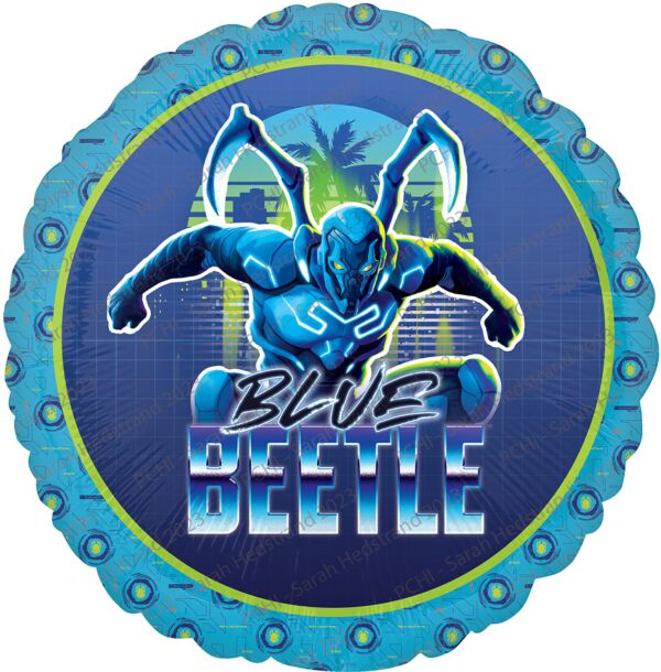 Blue Beetle 17" Foil Balloon, 1ct