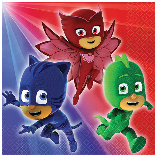 PJ Masks Beverage Napkins, 16ct