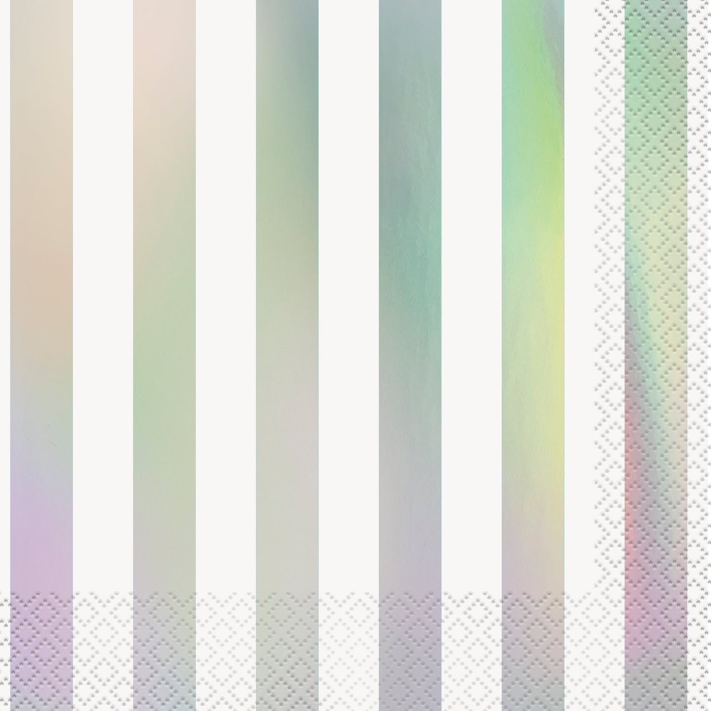 Iridescent Foil Stripes Luncheon Napkins, 16ct