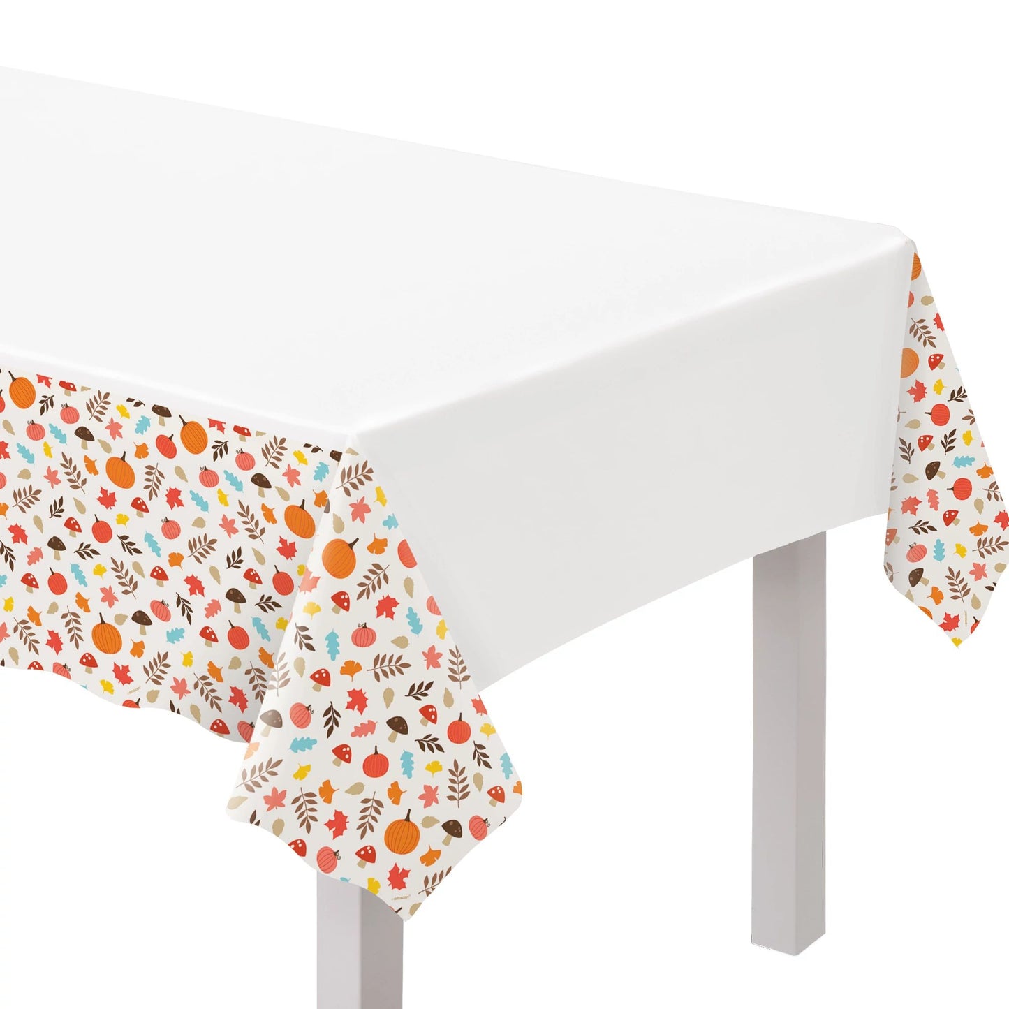 Mantel de plástico para mesa Happy Turkey Day, 1 unidad