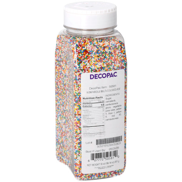 Multi-Color Nonpareils Sprinkles