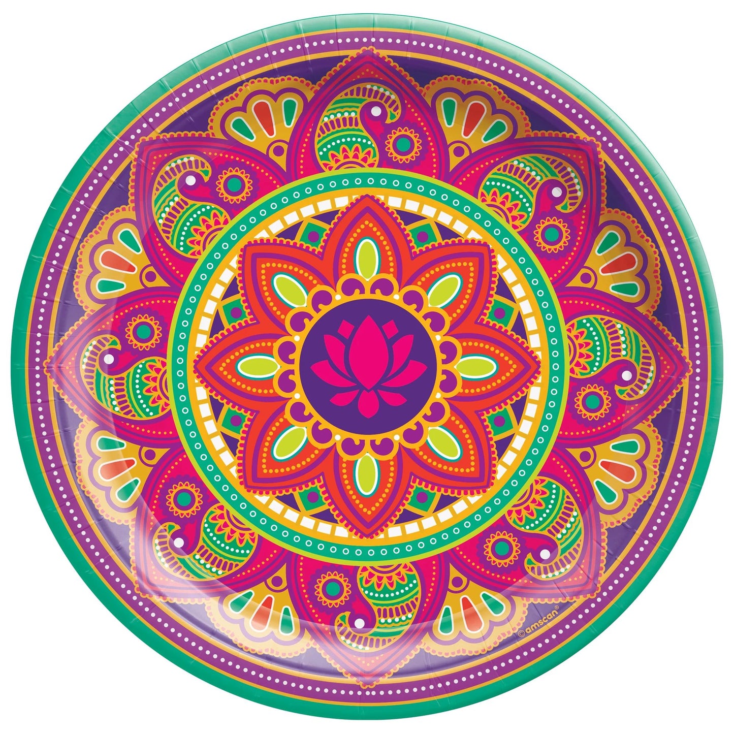 Rangoli Dream 10.5" Round Plates, 8ct