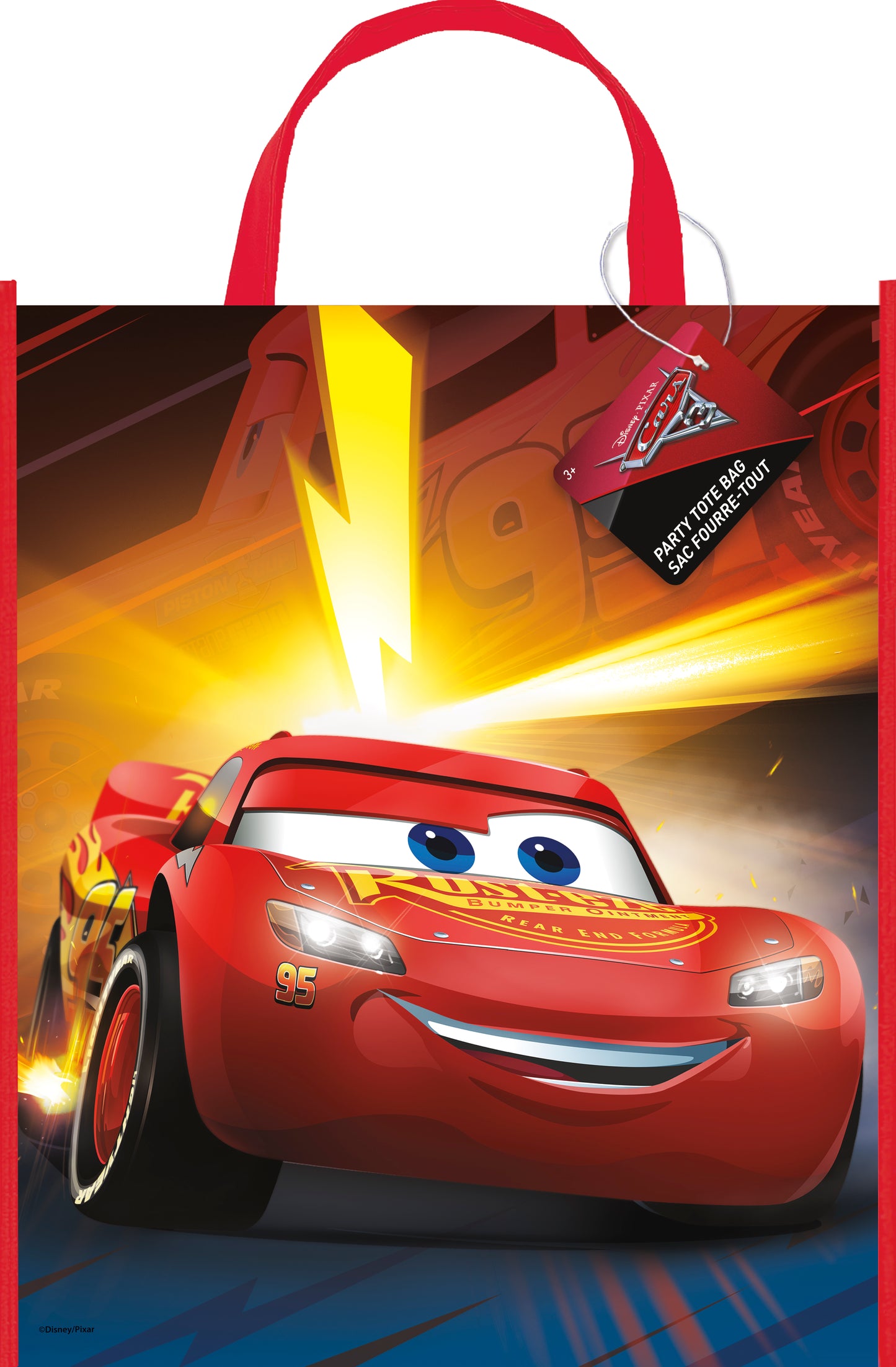 Cars 3 Movie Tote Bag, 13" x 11", 1ct