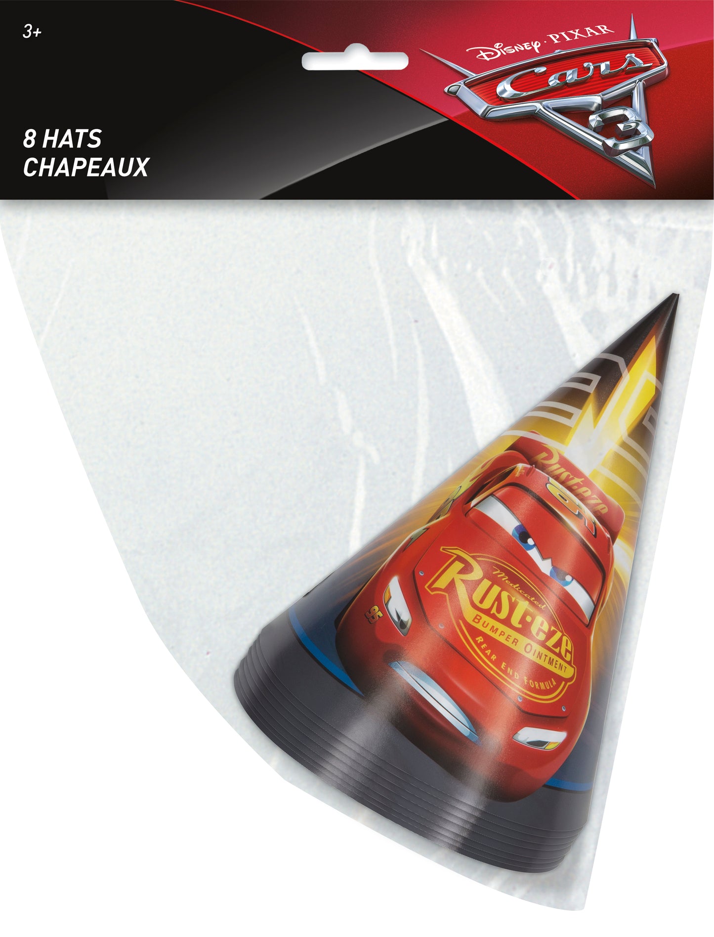 Cars 3 Movie Party Hats, 8ct