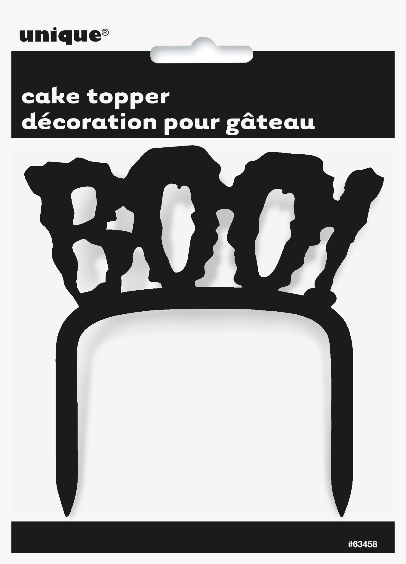Boo! Plastic Cupcake Topper, 1ct