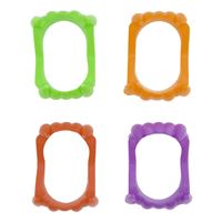 Plastic Neon Vampire Teeth Favors 12ct