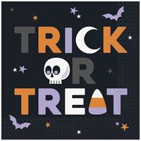 Halloween Night "Trick or Treat" Luncheon Napkins 16ct