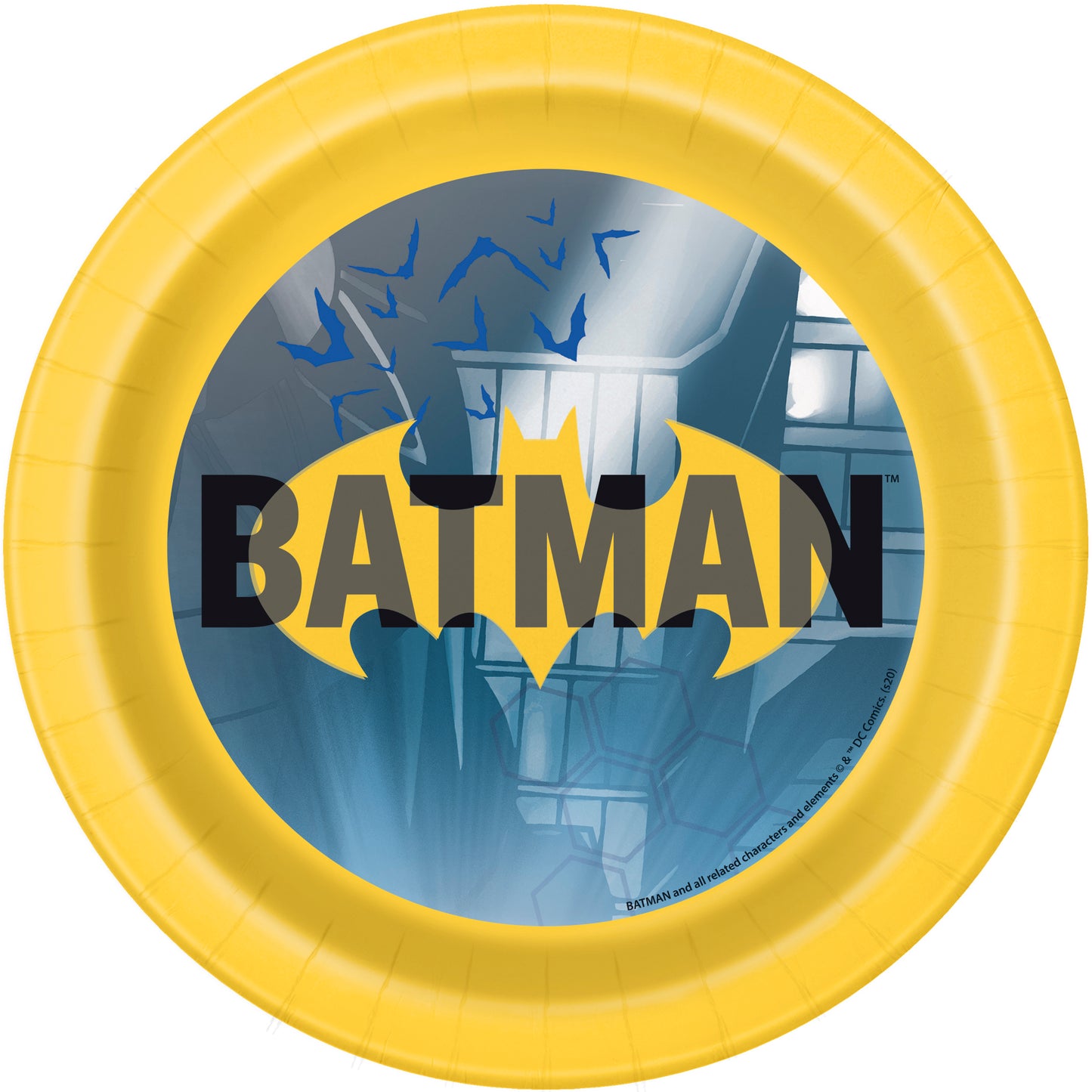 Batman Round 7" Dessert Plates, 8ct