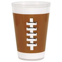 Game Face Football Reusable 16oz Plastic Cup 6ct