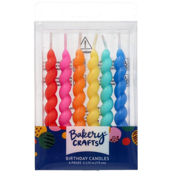 Twirl Bright Shaped Candles