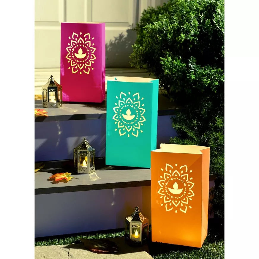 Diwali Luminary Bags, 6ct