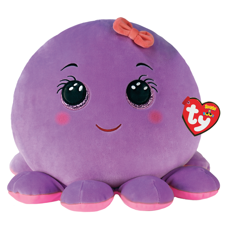 Octopus 14" Beanie Squishies - Octavia, 1ct