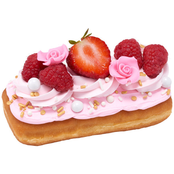 Pink 1" Rose SugarSoft Premium Edible Decorations