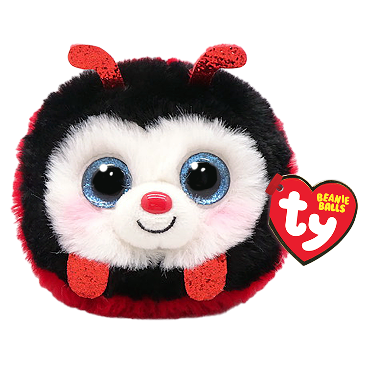 Ladybug Beanie Ball - Izzy, 1ct