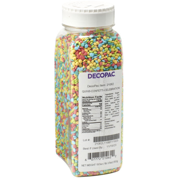 Celebration Confetti - Red 3 Free Quins