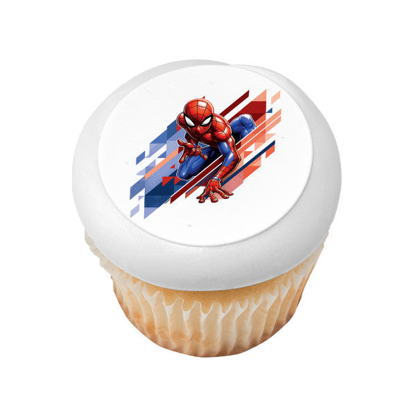 Marvel's Spider-Man Web Edible Cake Topper Image
