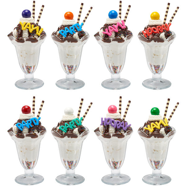 Primary Bubble Gum Sugar Candy Decorations