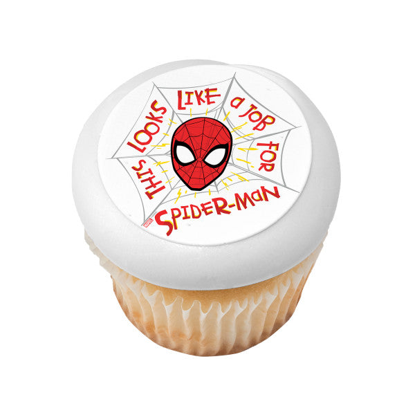 Marvel's Spider-Man A Job for Spider-Man Edible Cake Topper Image
