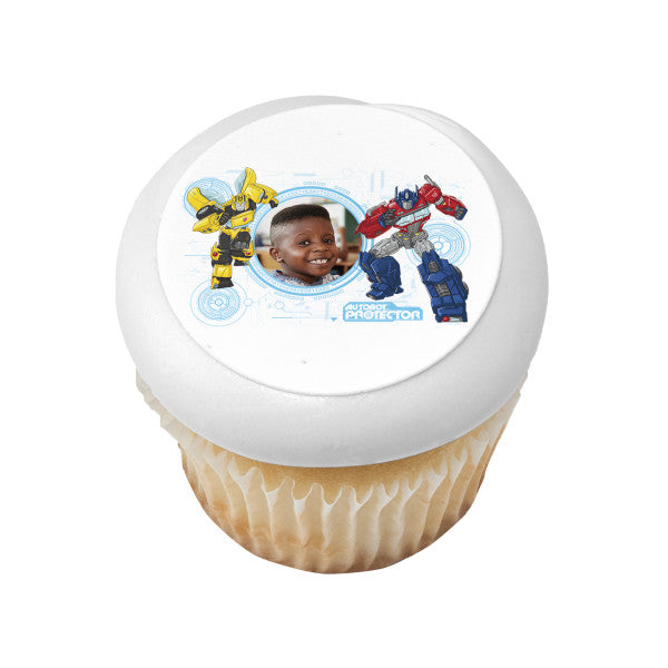 Transformers™ Defend Until the End Edible Cake Topper Image Frame