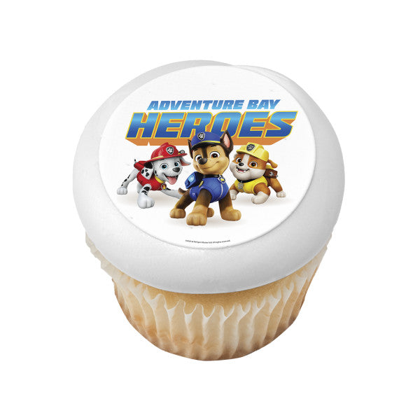 PAW Patrol Adventure Bay Heroes Edible Cake Topper Image