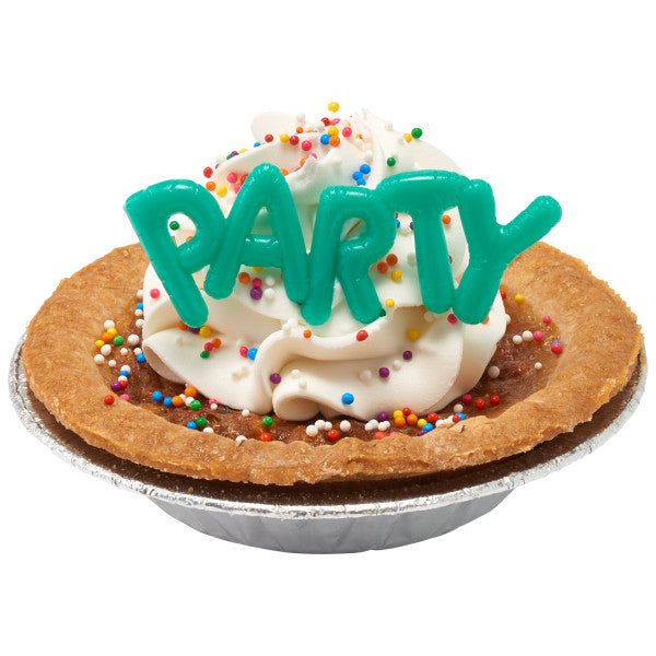 Mini Bright Balloon Words Cupcake Layon