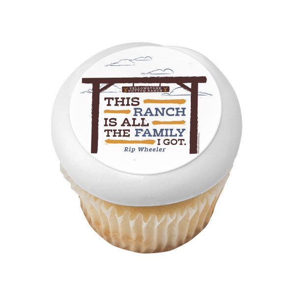 Yellowstone Ranch Edible Cake Topper Image