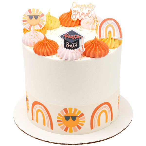 Sunshine Grad Assortment Cupcake Rings