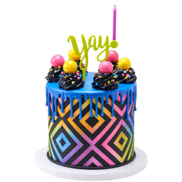 Neon Bright Confetti Quins