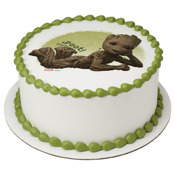 Marvel Studios I Am Groot Edible Cake Topper Image