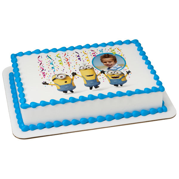 Minions Party! Edible Cake Topper Image Frame