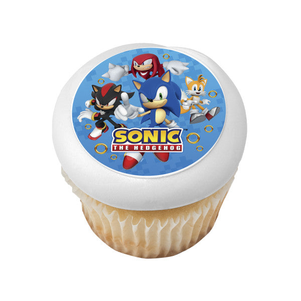 Sonic the Hedgehog Still Unstoppable Edible Cake Topper Image