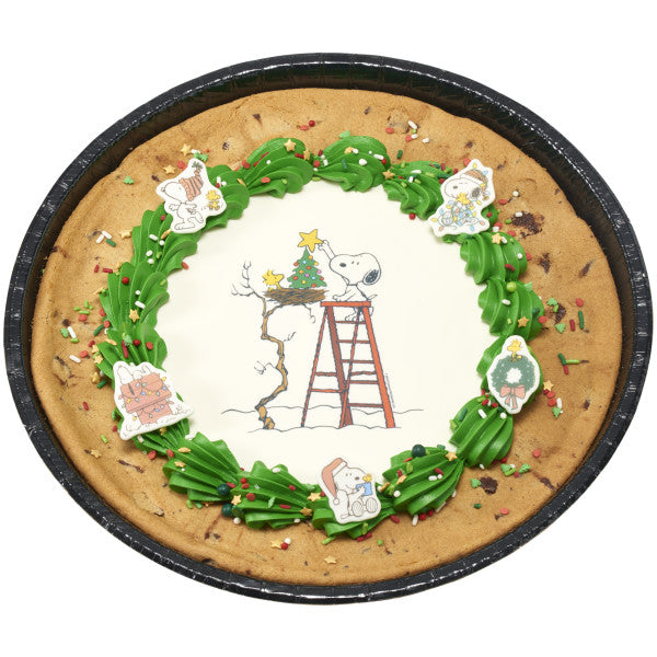 Imagen de decoración comestible para tarta de Peanuts, Snoopy y Woodstock