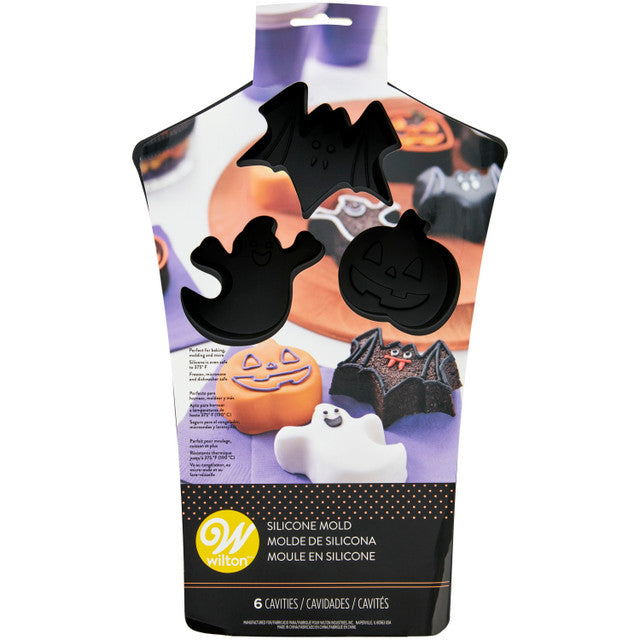 Classic Halloween Silicone Baking and Candy Mold, 6-Cavity