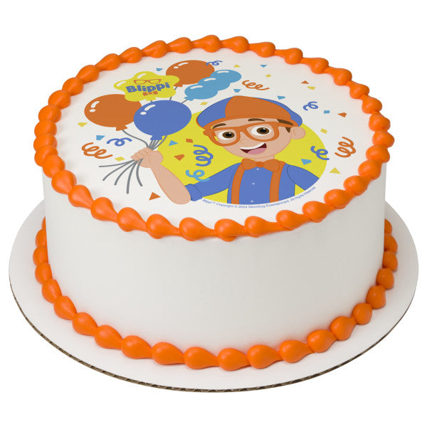 Imagen comestible para decoración de tarta de Blippi