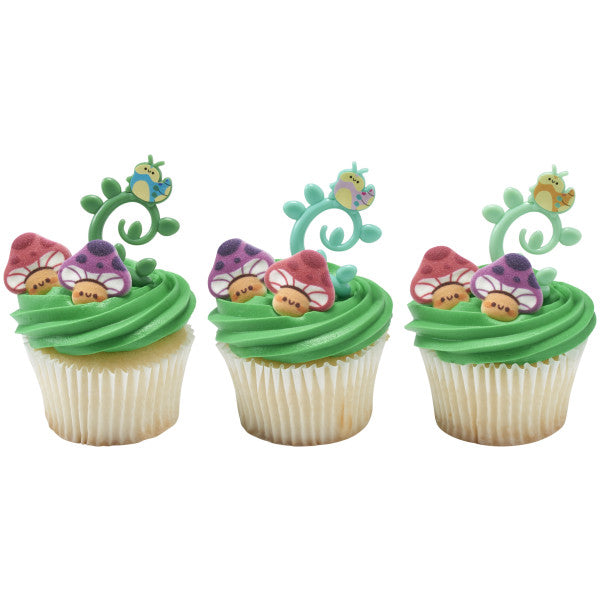 Caterpillar Wrap Cupcake Rings 12ct