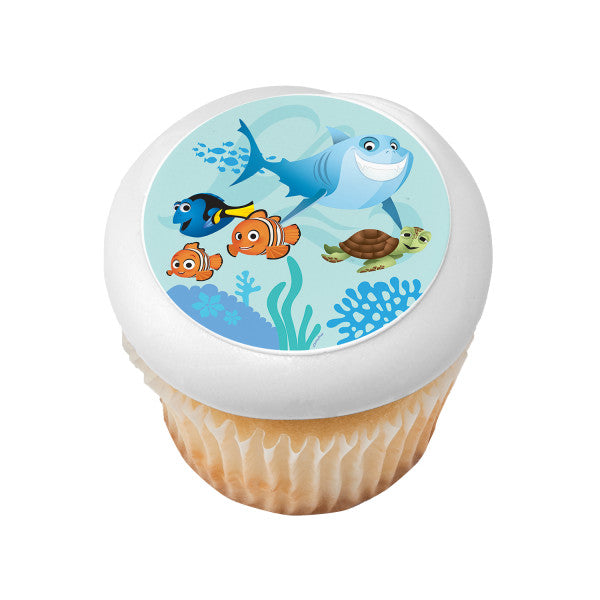Finding Nemo Adventures Edible Cake Topper Image