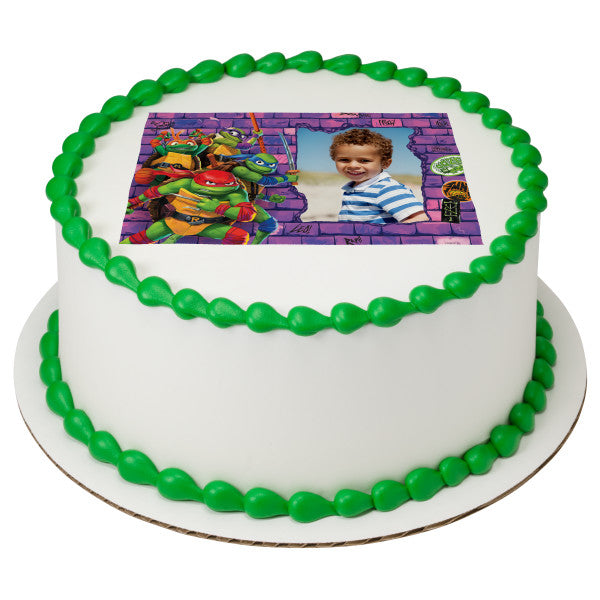 TMNT Mutant Mayhem Super Mutant Edible Cake Topper Image