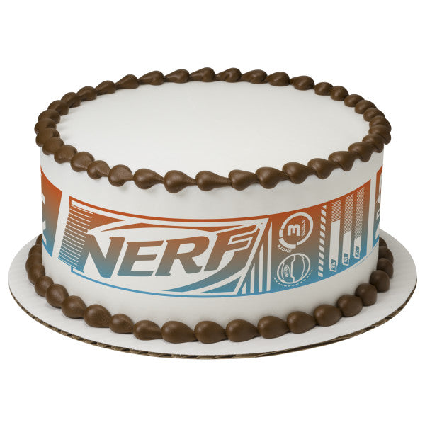 NERF Shots and Goals Edible Cake Topper Image Strips
